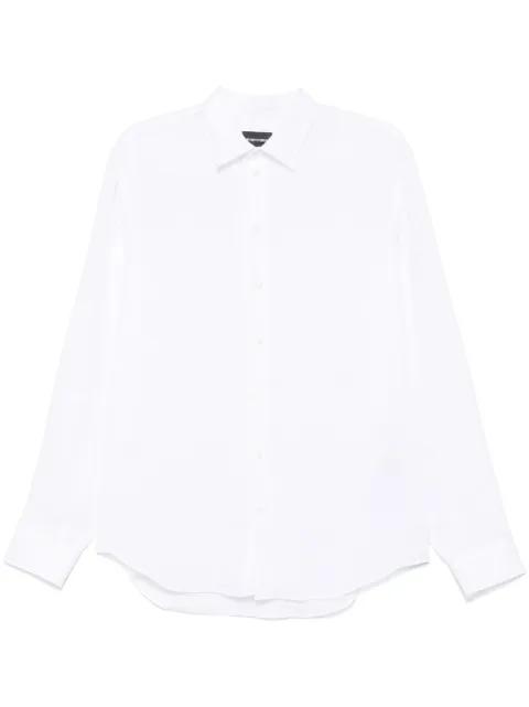 logo-embroidered shirt by EMPORIO ARMANI