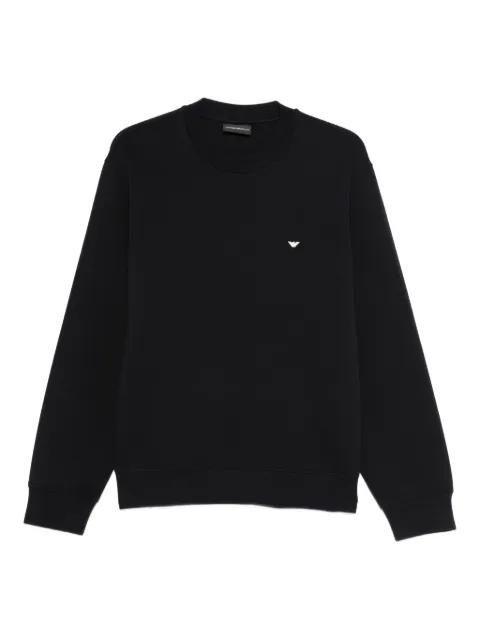 logo-embroidered sweatshirt by EMPORIO ARMANI
