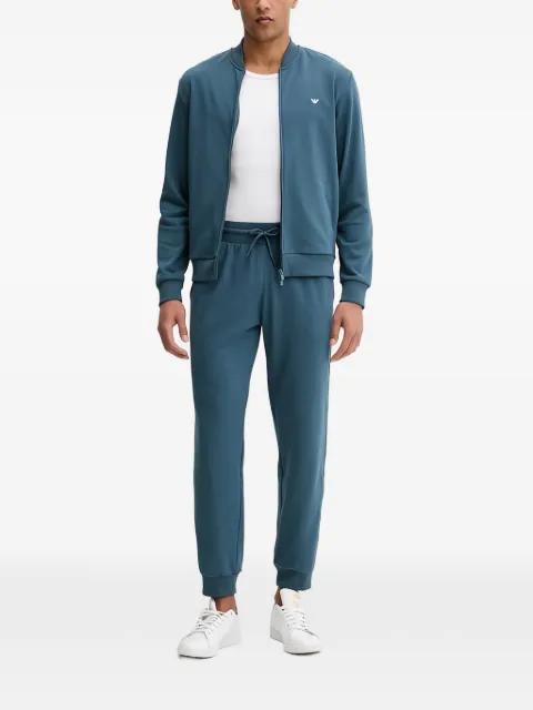 logo-embroidered tracksuit by EMPORIO ARMANI