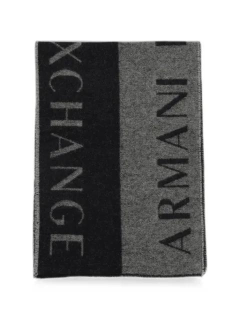 logo-jacquard scarf by EMPORIO ARMANI