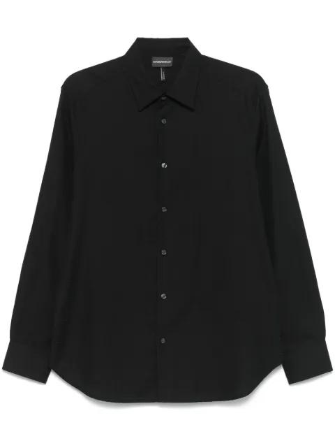 logo-jacquard shirt by EMPORIO ARMANI