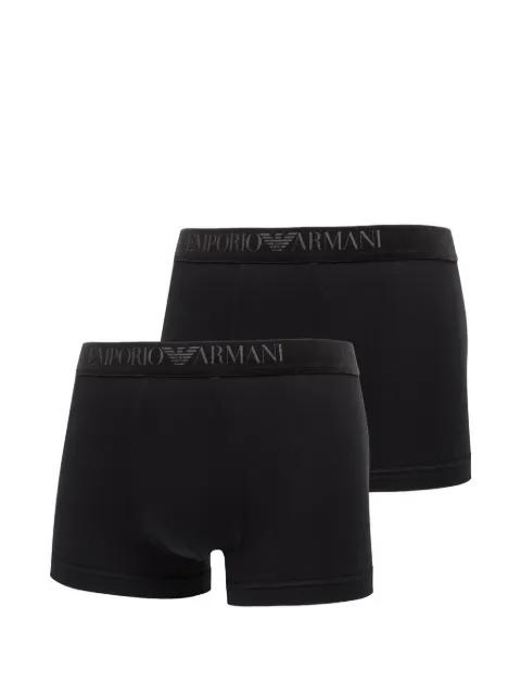 logo-jacquard waistband boxers set by EMPORIO ARMANI