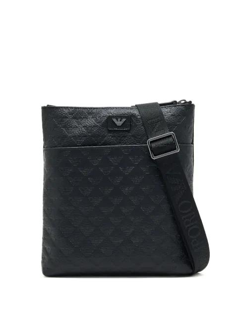 logo messenger bag by EMPORIO ARMANI