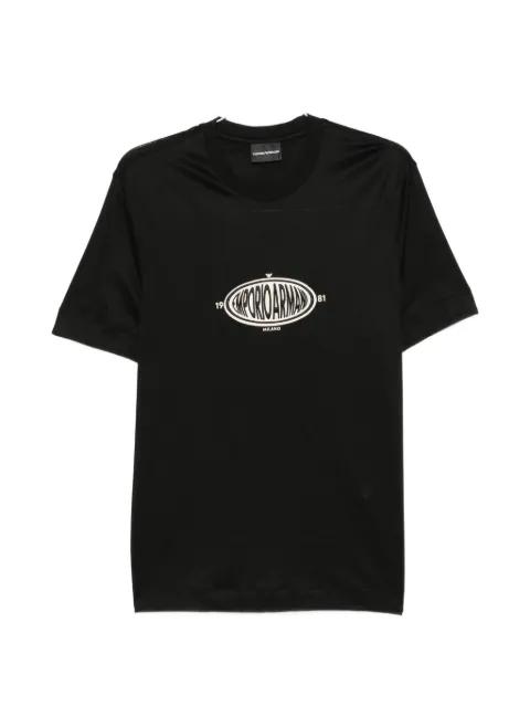 logo-patch T-shirt by EMPORIO ARMANI