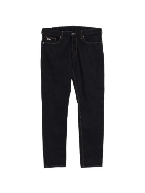 logo-patch five-pockets jeans by EMPORIO ARMANI