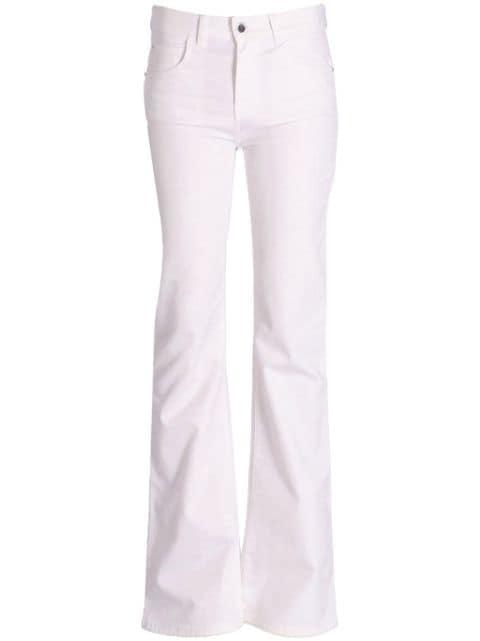 logo-patch flared jeans by EMPORIO ARMANI