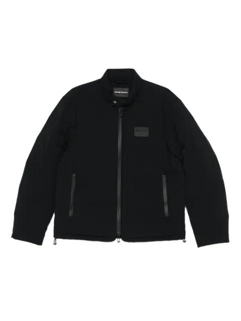 logo-patch jacket by EMPORIO ARMANI