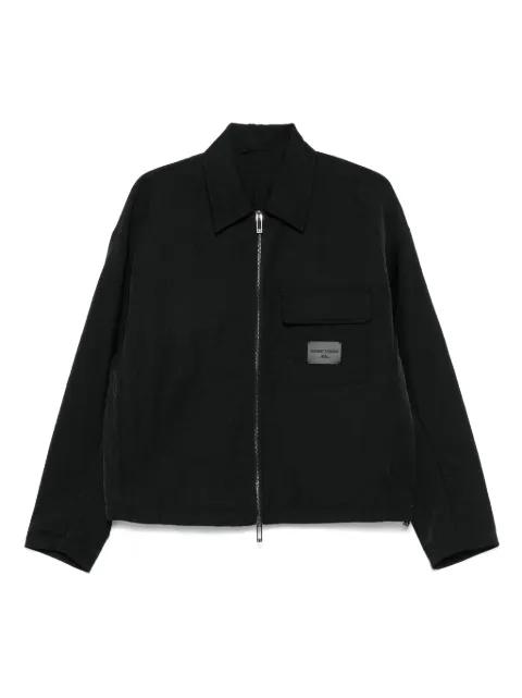logo-patch jacket by EMPORIO ARMANI