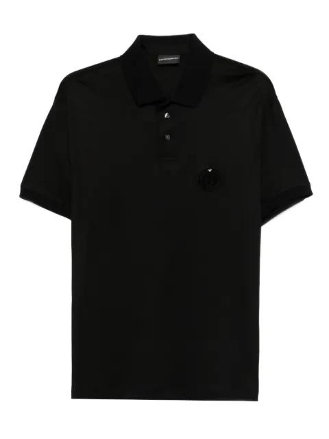 logo-patch polo shirt by EMPORIO ARMANI