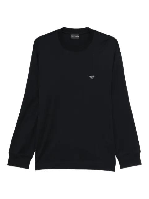 logo-patch sweatshirt by EMPORIO ARMANI