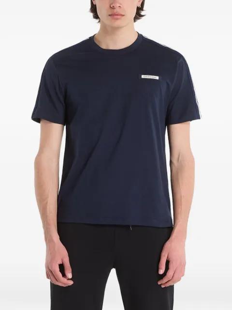 logo-patch tape-detail T-shirt by EMPORIO ARMANI