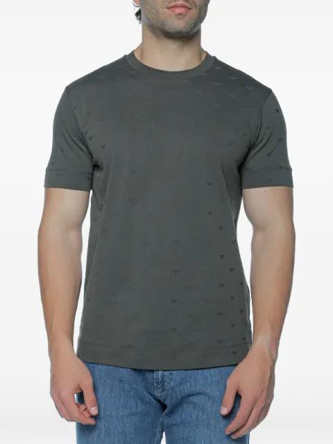logo-pattern T-shirt by EMPORIO ARMANI