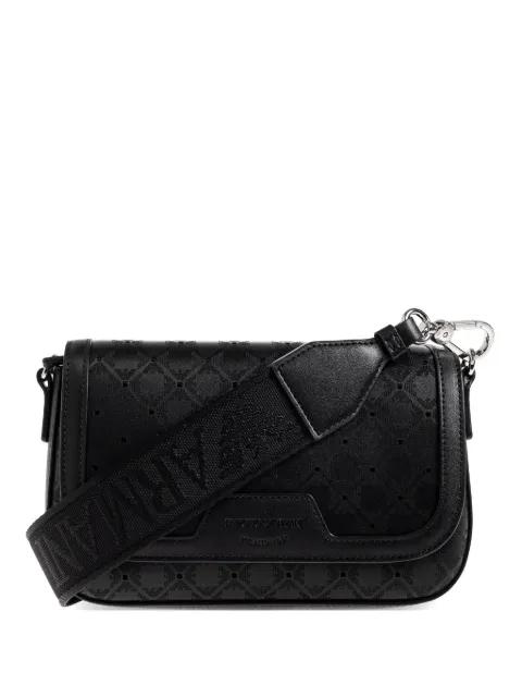 logo-pattern detachable strap cross body bag by EMPORIO ARMANI