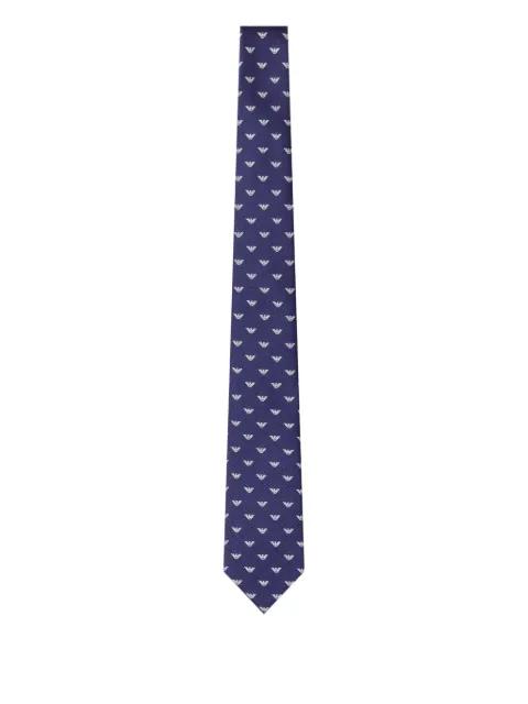 logo pattern tie by EMPORIO ARMANI
