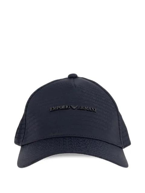 logo-plaque baseball cap by EMPORIO ARMANI