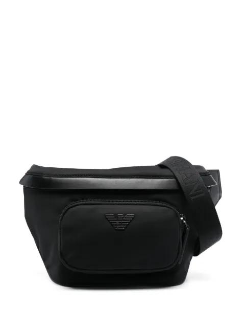 logo-plaque belt bag by EMPORIO ARMANI