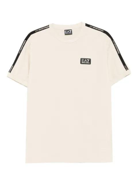 logo-plaque cotton T-shirt by EMPORIO ARMANI