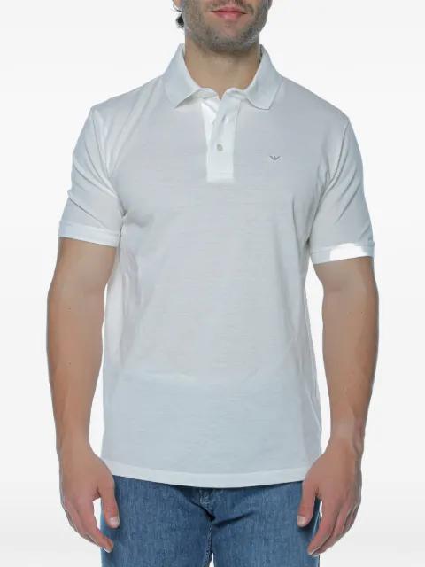 logo-plaque polo shirt by EMPORIO ARMANI