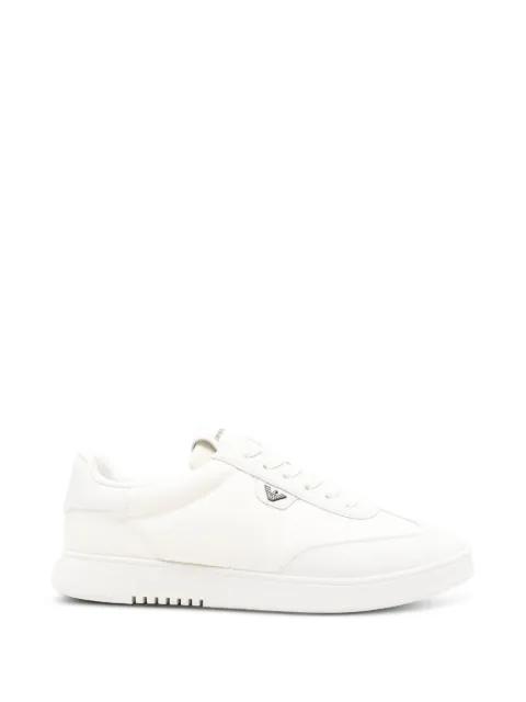 logo-plaque sneakers by EMPORIO ARMANI