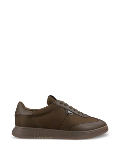 logo-plaque sneakers by EMPORIO ARMANI