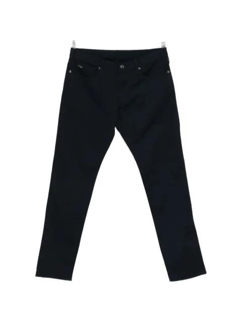 logo-plaque trousers by EMPORIO ARMANI