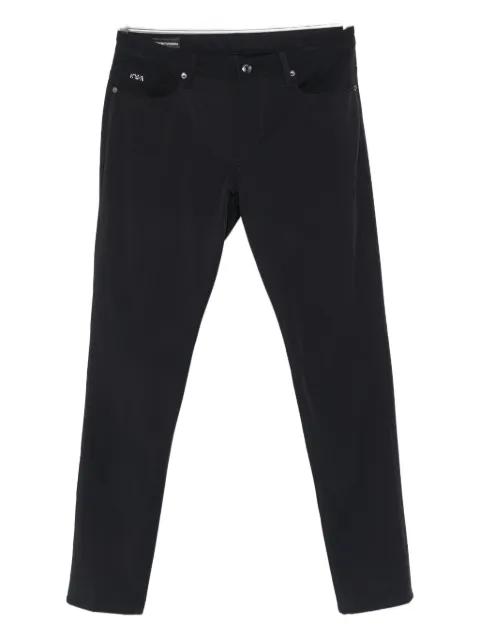 logo-plaque trousers by EMPORIO ARMANI