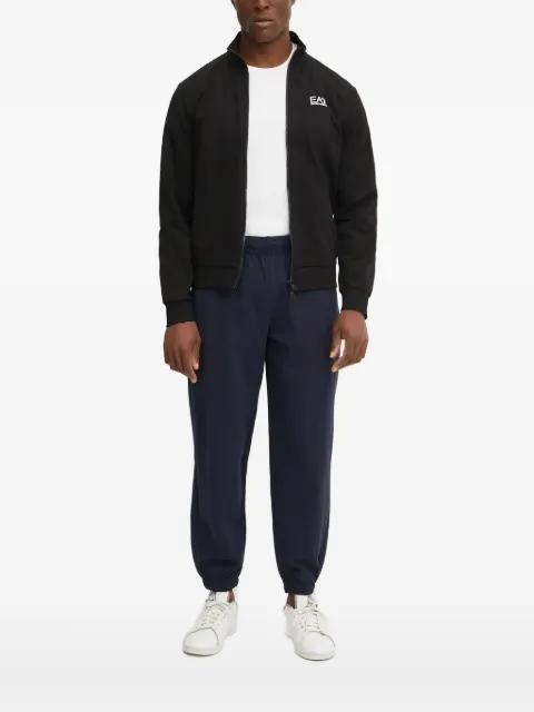 logo-plaque zip-up sweatshirt by EMPORIO ARMANI