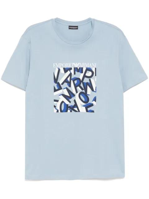 logo print T-shirt by EMPORIO ARMANI
