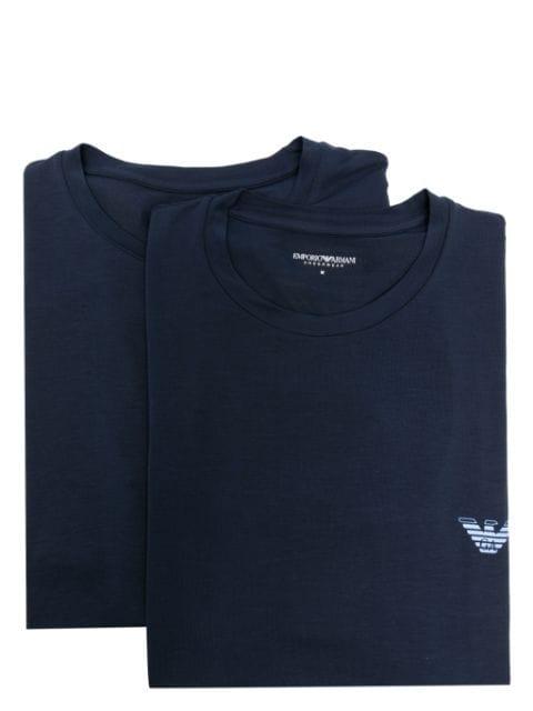 logo-print T-shirt (pack of two) by EMPORIO ARMANI