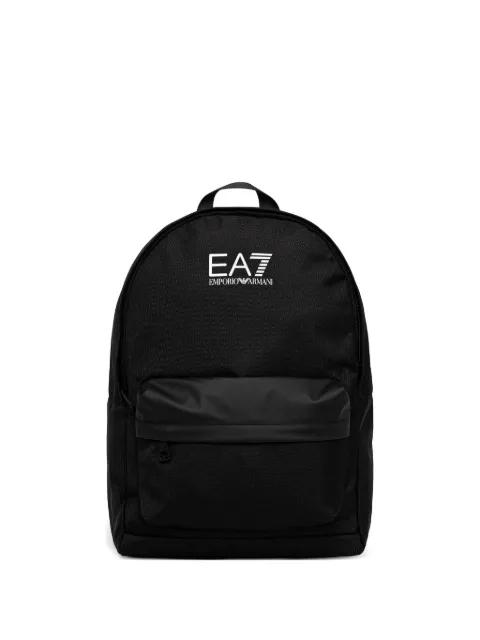 logo-print backpack by EMPORIO ARMANI