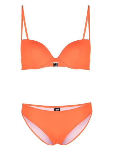 logo-print bikini set by EMPORIO ARMANI