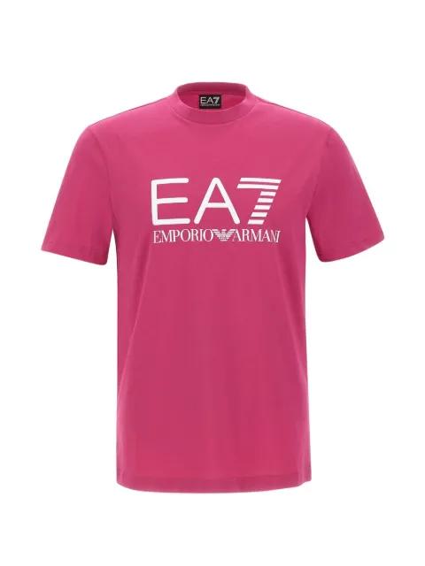 logo print crew neck T-shirt by EMPORIO ARMANI