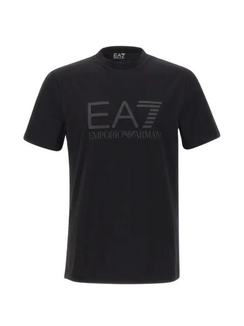 logo print crew neck T-shirt by EMPORIO ARMANI
