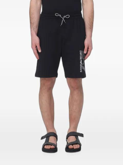 logo-print drawstring shorts by EMPORIO ARMANI