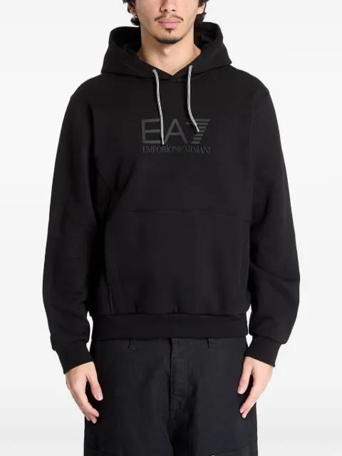 logo-print hoodie by EMPORIO ARMANI