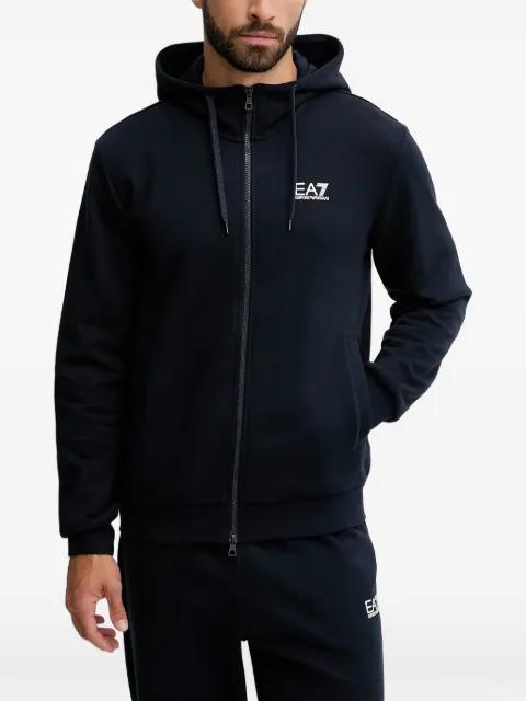 logo-print hoodie by EMPORIO ARMANI