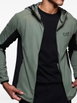 logo-print hoodied jacket by EMPORIO ARMANI logo-print hoodied jacket by EMPORIO ARMANI