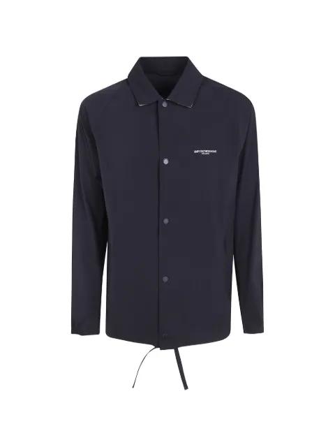logo-print lightweight jacket by EMPORIO ARMANI