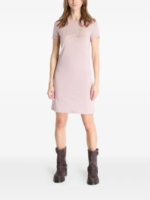 logo-print mini dress by EMPORIO ARMANI