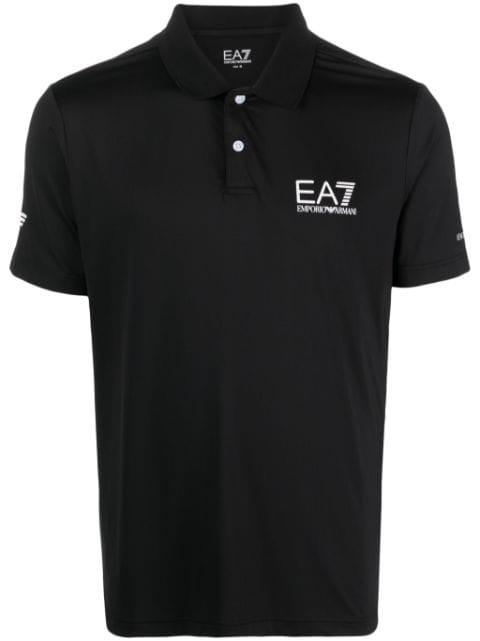 logo-print polo shirt by EMPORIO ARMANI