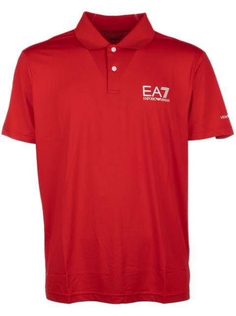 logo-print polo shirt by EMPORIO ARMANI