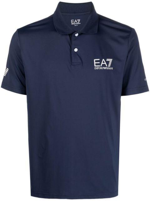 logo-print polo shirt by EMPORIO ARMANI