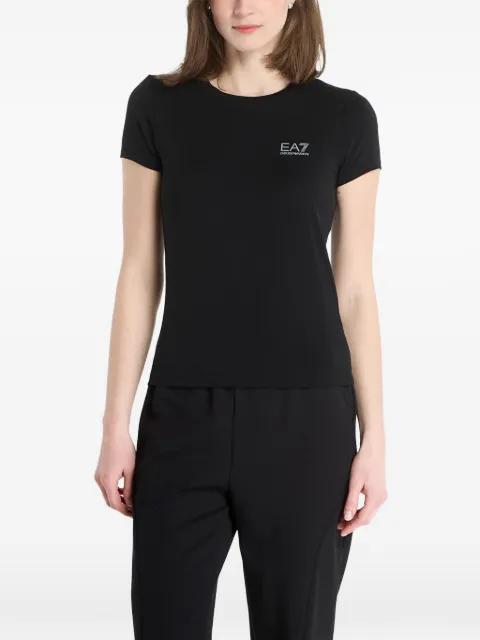 logo-print short-sleeve T-shirt by EMPORIO ARMANI