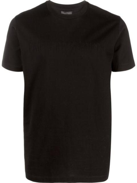 logo-print short-sleeved T-shirt by EMPORIO ARMANI