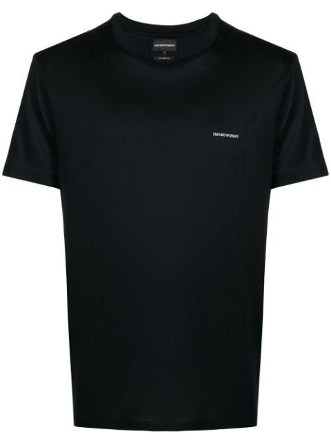 logo-print short-sleeved T-shirt by EMPORIO ARMANI