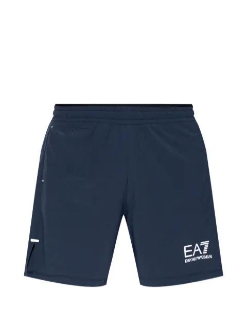 logo-print shorts by EMPORIO ARMANI
