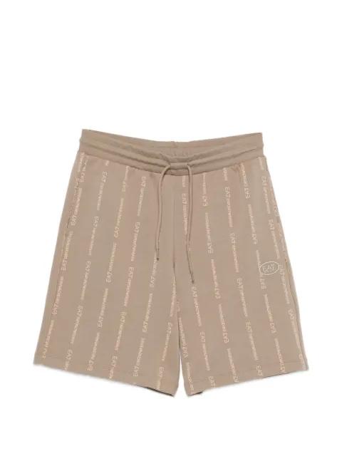 logo-print shorts by EMPORIO ARMANI