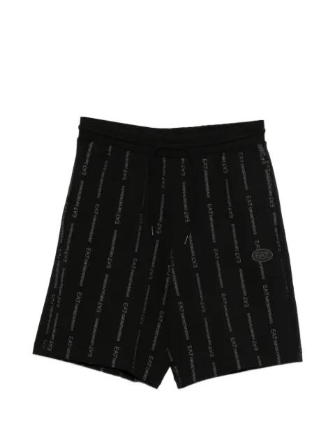 logo-print shorts by EMPORIO ARMANI