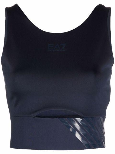 logo-print sports bra by EMPORIO ARMANI