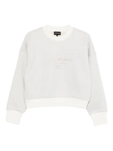 logo-print sweatshirt by EMPORIO ARMANI